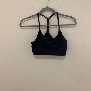 Compression Z size small black sports bra t strap back